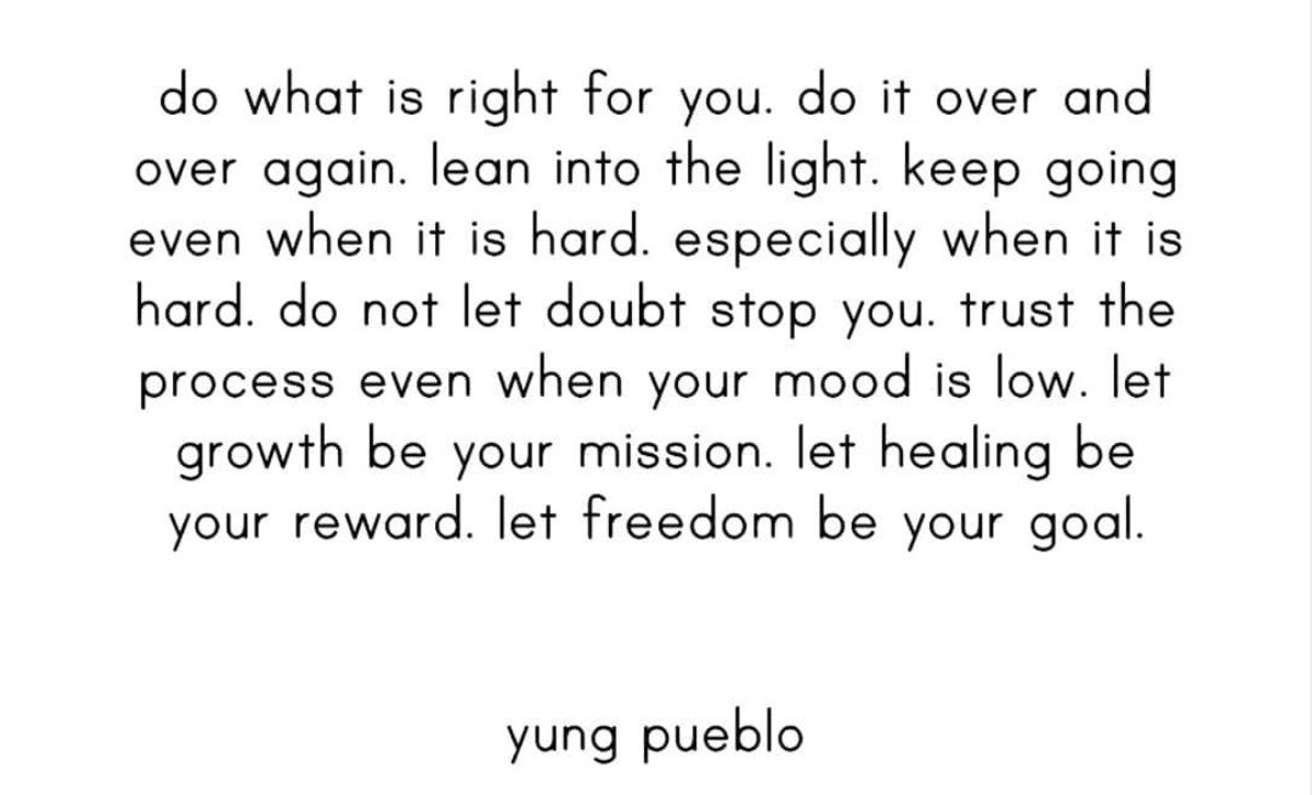Keep going, even when it's hard