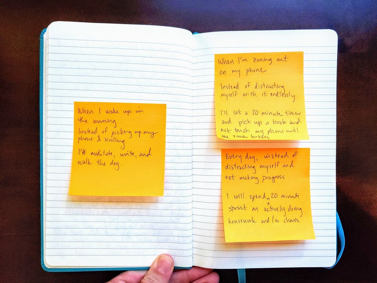 Fewer resolutions, better habits